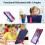 Custodia resistente a 3 strati per Samsung Galaxy Tab A8 10.5, colore blu navy 6