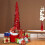 Christmas Tinsel Tree with Lights Collapsible Sequin Pencil 2