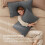 Ensemble de 2 taies d'oreiller Queen, gris foncé, double brossage 3