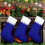 Chaussettes de Noël rustiques en feutrine, 10 pièces, 38 cm 3