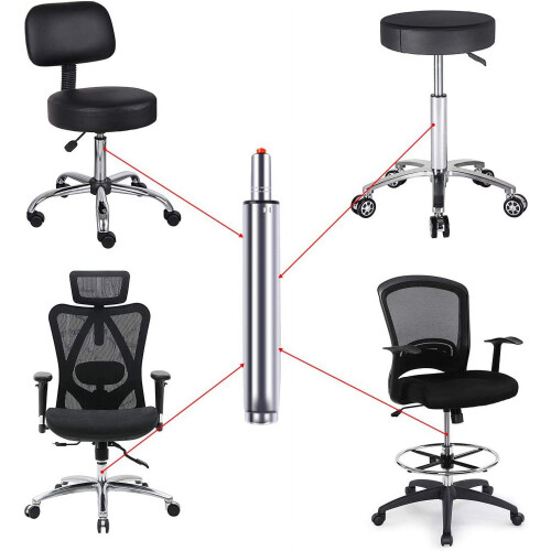 Vérin à gaz pour chaise de bureau, course de 6,5 pouces 2