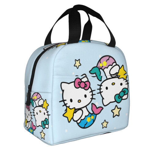 Hello Kitty τσάντα φαγητού αδιάβροχη επαναχρησιμοποιούμενη ψυγείο tote1 τεμάχιο 1
