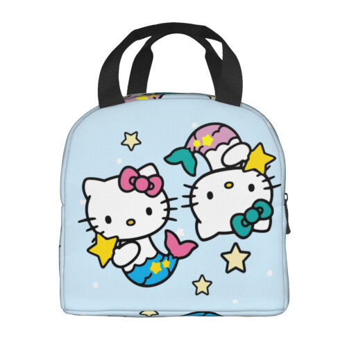 Hello Kitty τσάντα φαγητού αδιάβροχη επαναχρησιμοποιούμενη ψυγείο tote1 τεμάχιο 2