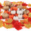 Artificial Pumpkins and Maple Leaves Fall Decor Set 122 pcs 2
