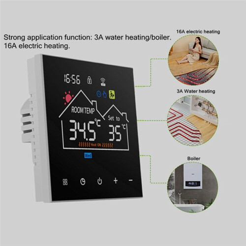 Wifi Wireless Thermostat for Efficient Gas Boiler Water Heating Water Heating Digital Temperature Controller A 2