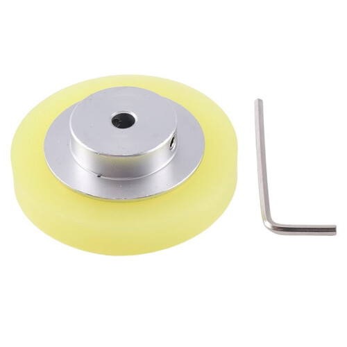 10X Diameter 60mmx6mm Industrial Aluminum Measuring Encoder Meter Wheel for Industrial Encoder Accessories Encoder Wheel 1