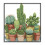 Cactuses Pattern Cross Stitch Fabric 11CT 1