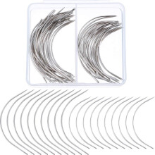 C Type Curved Pins for Knitting and Modelling 50 pcs
