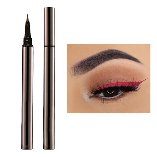 Liquid Eyeliner and Eyebrow Pencil Waterproof 2ml Brown
