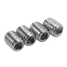 250Pcs M2.5 x 3mm Stainless Steel Hex Socket Set Grub Screws Headless Cup Point