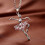 Colar com pingente de bailarina e strass (1 peça) 3