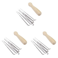 Felting Needles with Wooden Handle 21-Piece Set