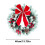 Christmas decoration red white rotating octave box mini tree 2