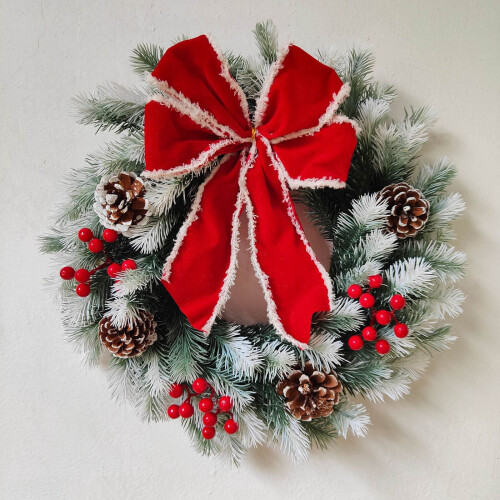 Christmas decoration red white rotating octave box mini tree 2