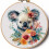 Watercolor Koala Cross Stitch Kit 11CT Stamped Pattern with 1