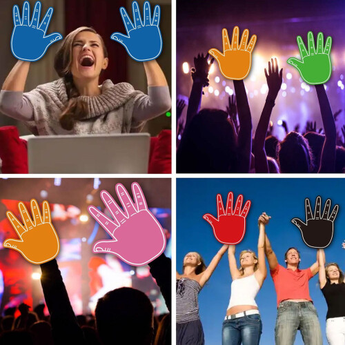 Foam Cheer Hands Double-Sided 2PCS 1