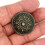 Antique Drawer Pulls Round Vintage Handles Bronzed 8 pcs 4