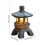 Solar Pagoda Lantern Zen Garden Statue Polyresin Stone 6