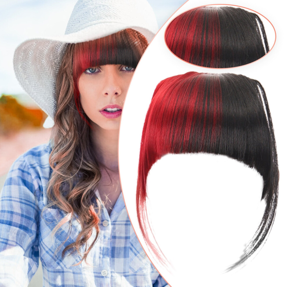 Women's Human Hair Wigs with Bangs and Sideburns