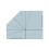 Fabric foldable food basket sewing template 10 inch 1