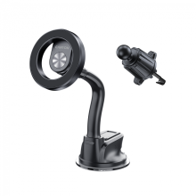 Suporte magnético universal para telefone de carro - CANYON - OnGrip 12 - Rotação automática - Preto - Plásticos
