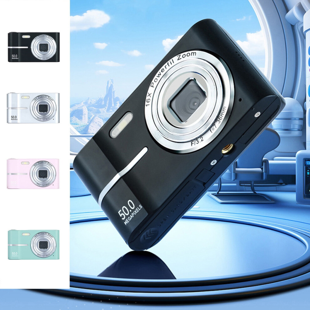 Digital Camera 4K Hd 50Mp 16X Zoom Shake-Free 9306268675211