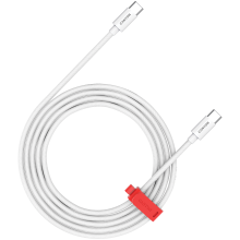 CANYON Kabel CC60AB CC 60W Flettet 2m Hvid