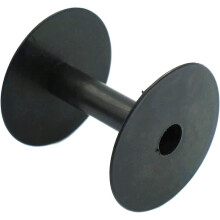 Empty Plastic Wire Spools Bobbins Black 10 PCS
