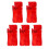Auto Needle Threader for Hand Sewing Red 5 pcs 1