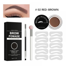 Eyebrow Stamp and Stencil Kit with 3 Stamps