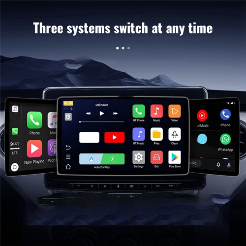 Android14 Wireless CarPlay/Android Auto  Box 4 Core 4GB+64GB Plug and  Built-in and Other Applications 1