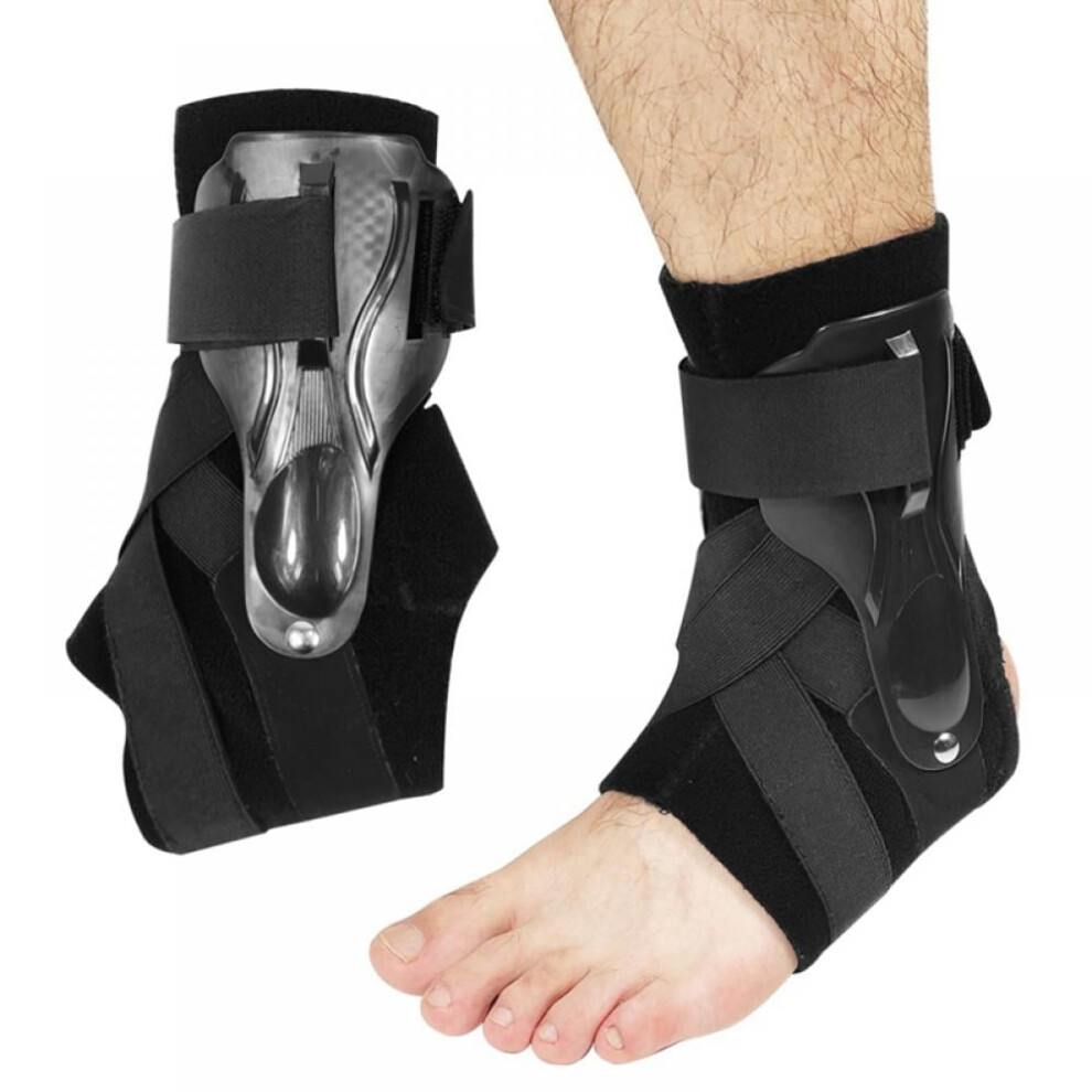Ankle Brace for Sprains with Side Stabilizers, One Size
