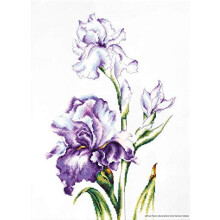 Irises Cross Stitch Kit 1 Pack