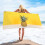 Microvezel strandhanddoek, absorberend, 30x60 inch 2