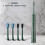 Smart Electric Toothbrush with Ultrasonic Vibration and 5 1
