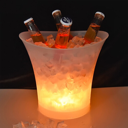 LED-Eiskübel, farbwechselnd, transparent, 1 Stück 1