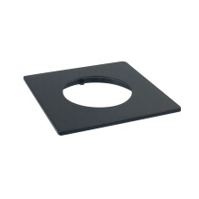 Nora Lighting NM2-2SGT recessed trim black 2 inch square