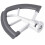 Silicone Mixer Paddle Flex Edge Beater for KitchenAid 2