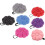 Pumpkin-shaped sewing pincushion with wrist strap black 2