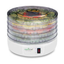 NutriChef electric food dehydrator white