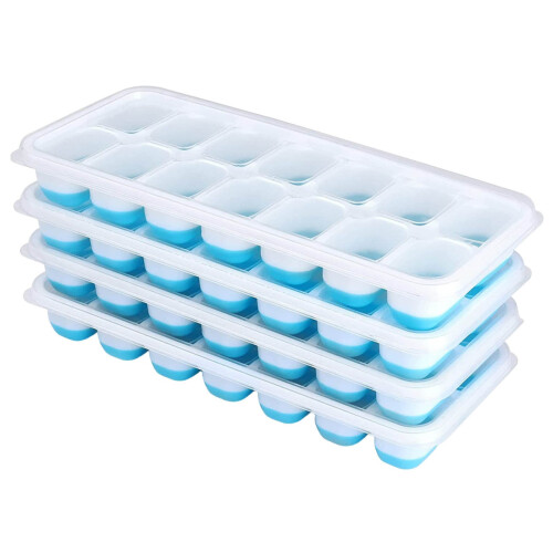 IJsblokjesvorm met deksel PP+TPE14Cubes 2