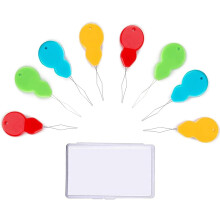 Gourd-Shaped Plastic Needle Threaders 30 pcs