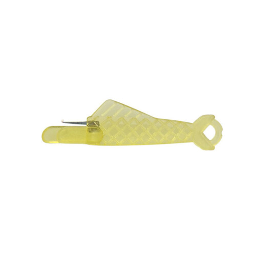 NINSEN fish-type needle threader for small-eye needles