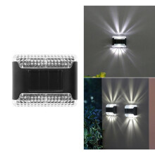 Soug solar-powered wall light outdoor garden lamp 4-pack