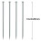 Sewing Pins Fine Satin Straight 2000 Pieces 1 Inch 6