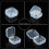 Clear Small Storage Containers with Hinged Lid48Pack 4