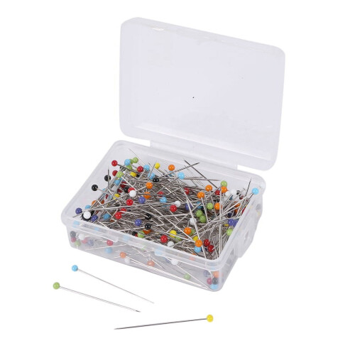 Sewing Pins Glass Head 250 Pieces