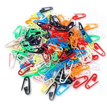 Plastic Pin 2.3 cm Black White Red Yellow Blue Green 200 pcs