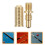 Pool Cue Connecting Hardware Copper Cylinder Set 6