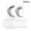 Curved Pin for Knitting Macropore 50 pcs 1